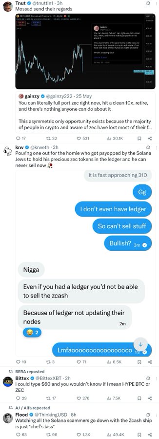 The image features a long message posted by a user who is known for being Twitterfy, with many different posts and messages displayed. One of these messages includes a screenshot of an Excel chart and some text discussing market performance. The post also contains a hashtag #ngw, which could possibly be related to the content or context of this particular message.