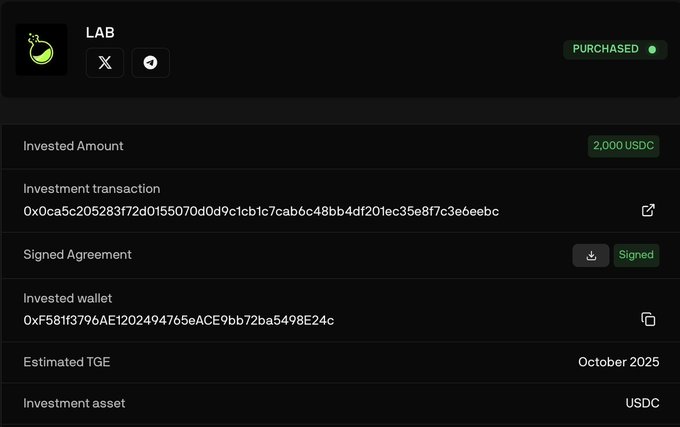 The image shows a detailed screenshot of an eBay account for Lab.com, which was invested in at $2,000 nine months ago and has now grown to $1,080,000. The transaction details include the sale price, estimated value (EVEB), and the amount invested by the seller. There is also information about how many transactions have been processed and a description of the eBay community sale. The post provides more context for this investment success story on Lab.com, highlighting that the user has signed their name to the transaction details as "signed."