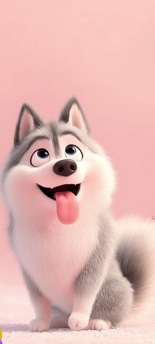 The image features a cartoon dog with a pink background, sitting down and looking at the camera. The text "Good morning Legends Who got selected by @wallchain new campaigns?" is present near the bottom of the image. This suggests that the image might be related to a campaign or promotion for a brand or product named "Wallchain" and the dog could be an advertisement mascot, promoting good mornings or a specific product or service.