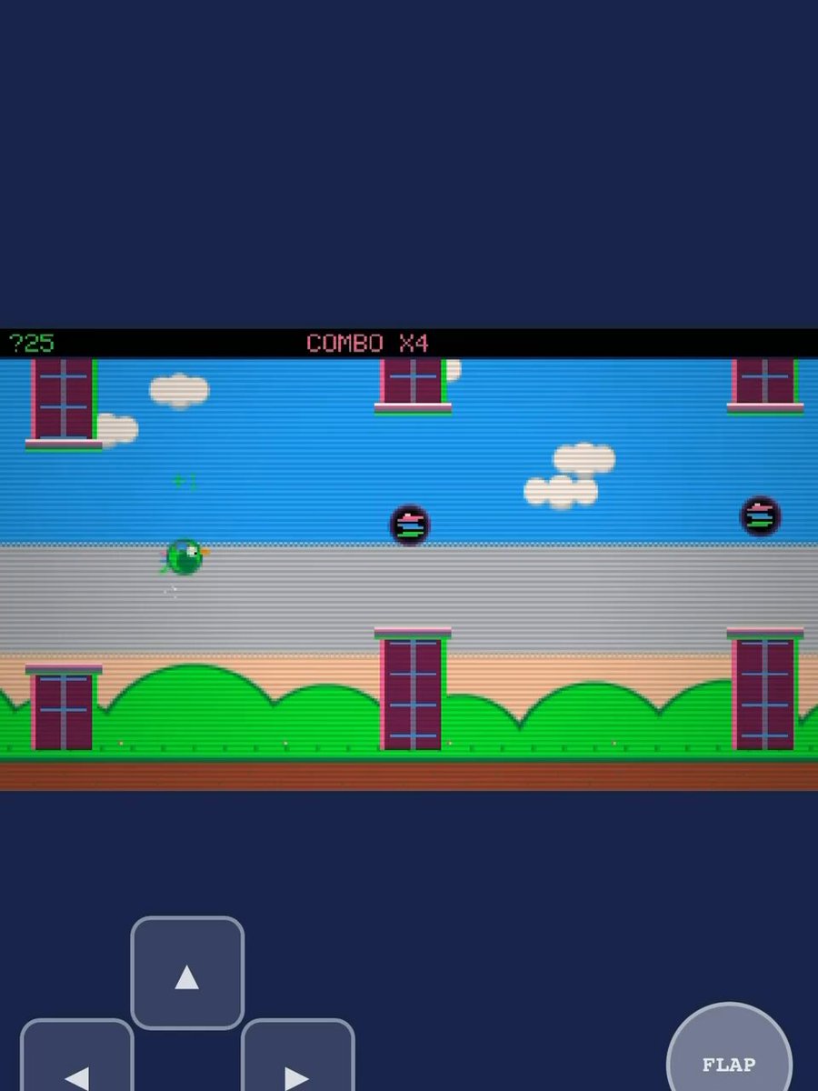 The image shows an old-looking game with a blue background, featuring a cartoon character running through a house or building. The game appears to be a simple, retro-style video game that has been live for only one day since its release. It is described as a "play/v8lts6e3d2" and possibly not as cool as modern games yet. The post suggests that the game can be turned into multiplayer in just five minutes if desired.
