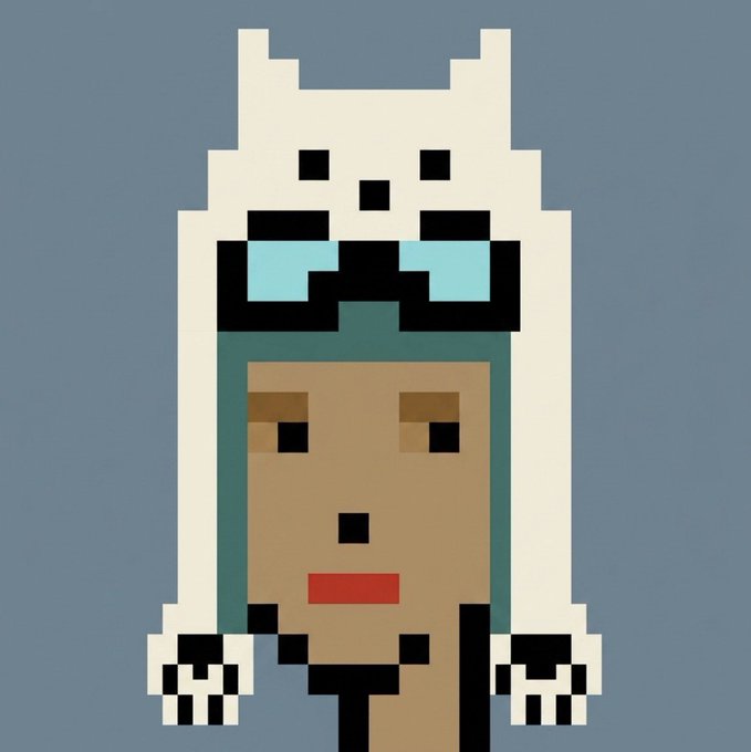 A pixel-art character wearing a white bear-themed hood with sunglasses appears prominently against a blue background, symbolizing the iconic "Based" meme aesthetic that the post references. The image's playful, retro style ties into the post's nostalgic call to "run base back," evoking early internet culture and meme nostalgia.