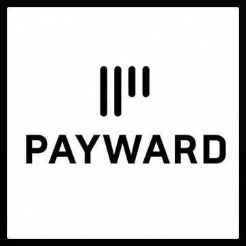 The image shows the Payward logo, featuring four vertical bars of descending heights above the company name "PAYWARD" in bold black text on a white background. This logo represents Kraken's parent company, which is reportedly partnering with Hyperliquid Labs to offer perpetual futures trading to U.S. traders through its regulated Bitnomial exchange.