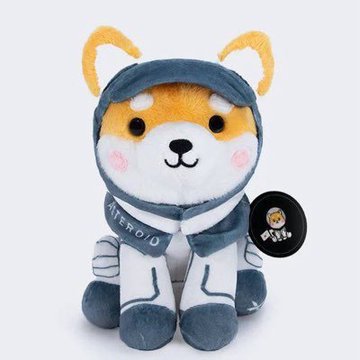 A plush Shiba Inu dog dressed in a hoodie and spacesuit, resembling an astronaut, with the word "ASTEROID" visible on its outfit.

The image connects to the post as it represents $ASTEROID, the cryptocurrency whose trading fees BagsApp will be donating 50% of to support the Liv's Stargrace Foundation.
