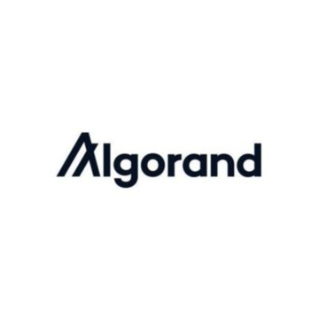 The image displays the Algorand logo in dark text on a white background, representing the blockchain network mentioned in the post about its growing stablecoin supply. The caption directly ties to the article's announcement of a 7.3% weekly increase in stablecoin holdings, now totaling $40.0 million on the Algorand network.