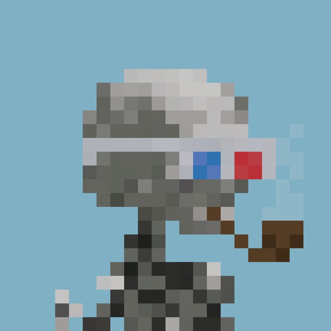 Pixel art rendering of an Argo satellite with solar panels against a light blue background, illustrating a "Welcome home" tribute to Argonauts #1509.