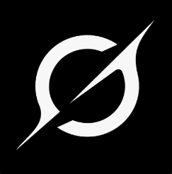 A minimalist white logo on a black background featuring a stylized letter "B" or circular emblem with a diagonal slash, likely representing the Base blockchain brand referenced in the post about its potential token launch.