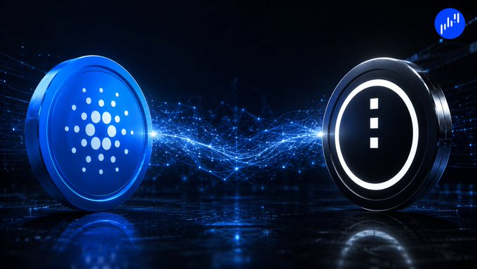 The image features two blue coins placed side by side against a black background. The text "Cross-chain transfers between Cardano and Midnight are coming soon" suggests that there might be an upcoming transfer of assets between these two cryptocurrencies, possibly involving the exchange of USDM for mainnet or vice versa. This could potentially impact the balance of the cryptocurrency ecosystem as it affects the distribution of funds and the overall stability of the network.