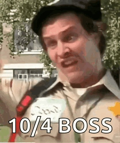 The image features a man wearing a hat, possibly a police officer's hat, with his face turned towards the camera. The caption of the image reads "10/4 Boss" which suggests that the man might be selling NFTs or tokens related to the character he is portraying in the photo.

The post also mentions an interesting fact about the sale of NFTs and ETHs (Ethereum tokens). It states, "Now your’e selling your NFTs so you can sell yourETH?". This implies that the man's character might be related to a popular video game or streaming platform where NFTs are being sold. The post seems to be promoting this connection between the character and the sale of NFTs or tokens, possibly for purchasing in-game items or merchandise related to the character.