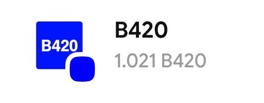 The image shows the Berkshire Hathaway Class B (BRK.B) logo and ticker "B4Z0" (likely a stylized representation of BRK.B) alongside a price of "1.021 B4Z0," representing a pre-market or extended-hours quote that aligns with the "pre rich" post suggesting early gains in BRK.B shares.