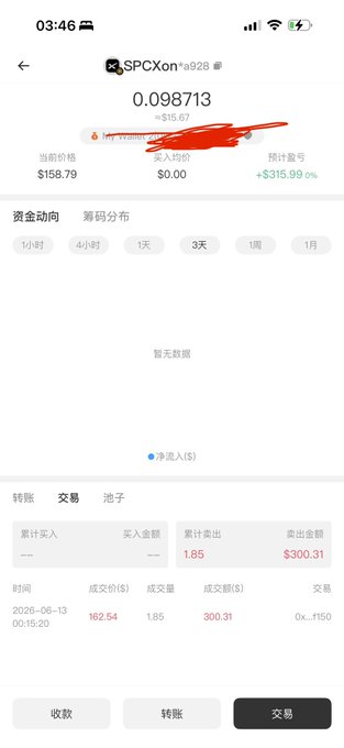 The image shows a phone screen displaying a transaction summary for a stock exchange. The text indicates that the user has received dividends of 300 units of currency and that the trading volume remains substantial.