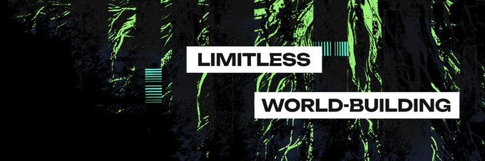 The image features a banner with the text "Limitless World-Building" written above a forest scene, which includes trees and green lines. The phrase "Modular is evolving. It's no longer about stacking endless layers, it's about absolute sovereignty." suggests that the world of technology is changing rapidly, and modular systems are becoming more prevalent in various industries. The image also mentions an application called "@CNPYNetwork," which could be related to this shift towards ecosystem-based applications or a specific company within the Modular industry.