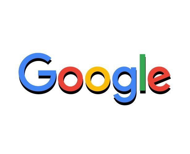 The classic colorful Google logo is displayed on a plain white background.