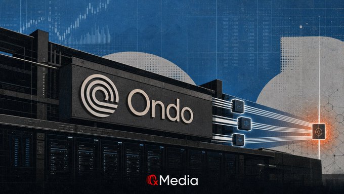 A promotional graphic for "Ondo" features a server rack with the logo prominently displayed, connected via glowing data lines to a network node, with "Media" branding in the corner.