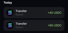 This image represents a person who does not make any profits today, and they have only done 2 transfers and no withdrawals. The accompanying text states "No profits today. No withdrawals today. Argentina fucked me.". The image and the accompanying text are likely a reflection of each other