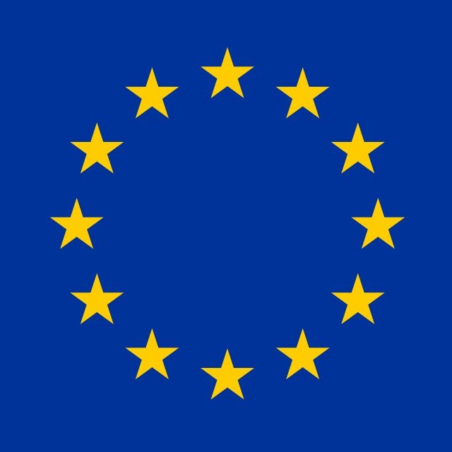 The image shows the European Union flag, featuring twelve gold stars arranged in a circle on a blue background, symbolizing the EU's regulatory authority referenced in the post about regulators questioning Binance over its continued operations despite a MiCA wind-down order.