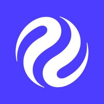 The Terra (LUNA) logo, a white swirling design, is displayed on a solid purple background.