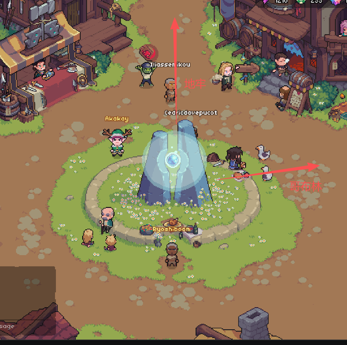 The image shows a map of a village with various buildings, including a castle-like structure that appears to be a lighthouse. The village has a central fountain surrounded by people playing games or standing around. There are also two characters from a video game in the scene, one on the left side and another on the right side near the center.

The post is titled "Lighthouse Tutorial and Current token RatiosOfficial Prices" with information about the lighthouse tutorial and its current prices. The image also contains text that says "Lighthouse Tutorial and Current token RatiosOfficial Prices" and "Focus on what is in the image and how it relates to the post".