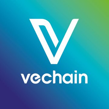 The image features a close-up view of the logo for cryptocurrency exchange Wanchain. The logo consists of a simple white "V" letter, accompanied by the word "chain." Below this logo, there's an accompanying description that explains why people might choose Wanchain over other exchanges or payment methods like Venmo to bridge $USDC to VET: "The reason we chose to use Wanchain is because it doesn't compromise on security in our 8+ years of operation" and "It means: 100% uptime, no hacks, and no exploits."