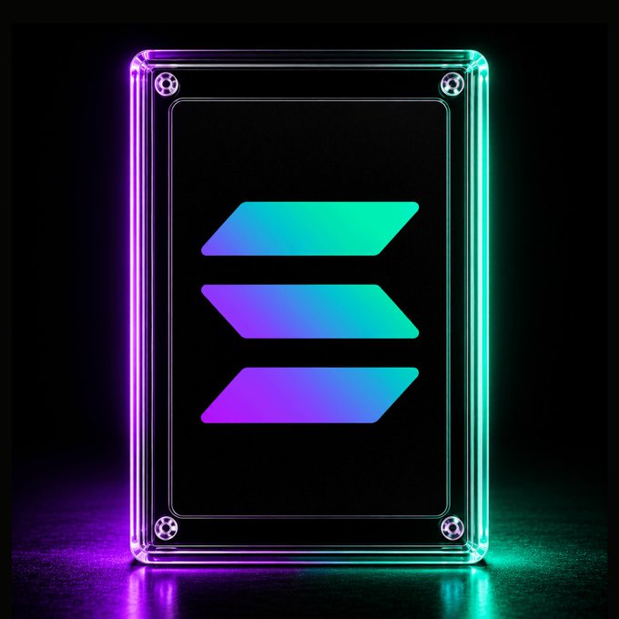 The image showcases a holographic card encased in a glowing neon frame, featuring the blue and purple Sonic logo that resembles stacked chevron arrows. This eye-catching design aligns perfectly with the excitement of pulling a "grail," as it captures the rarity and prized nature of such a coveted collectible.