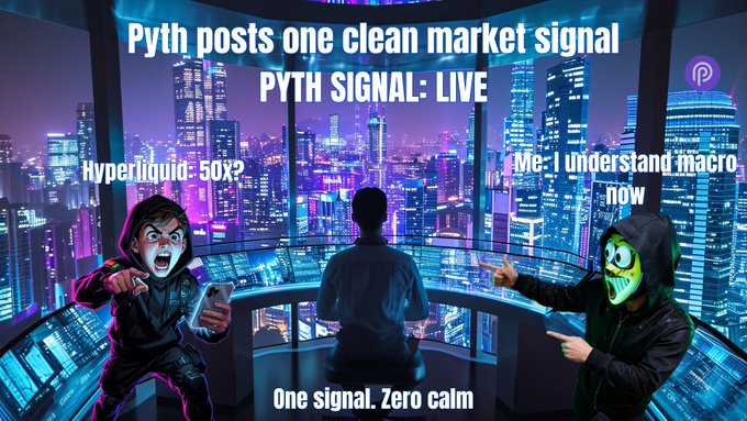 The image features a poster advertising an investment opportunity, with three people dressed in costumes standing behind a monitor displaying stock market data at night. The poster invites viewers to invest in this venture by making a meme of themselves, which could be anything from a silly text to a funny drawing related to the concept of investing and understanding the market signals associated with it.