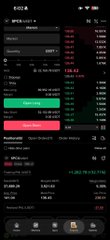 A trading app screen shows a closed "+32,64" profit position on the ticker SPCX with a balance of $32,847.75, aligning with the post's mention of a 32% profit closure.