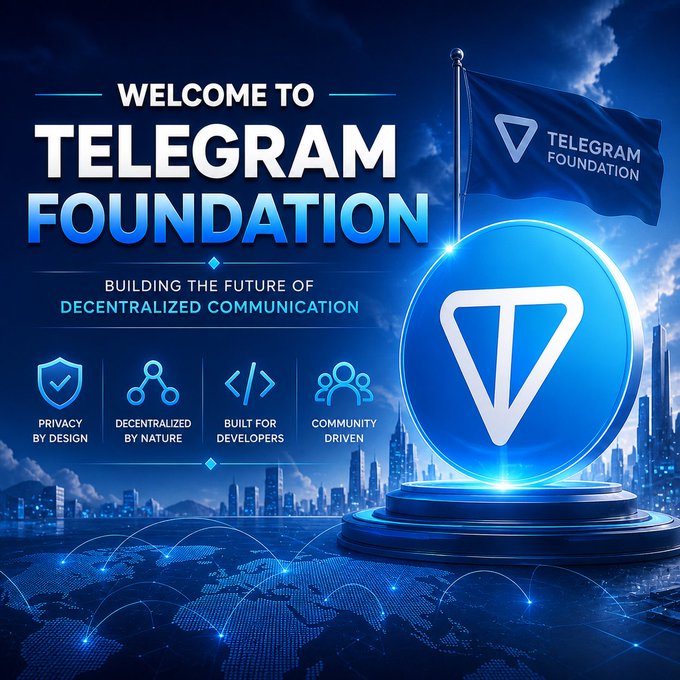 The image features a blue flag with a white triangle, which appears to be a telegram foundation logo. The background of the image shows a city skyline, indicating that this might be an advertisement for a telegram foundation or related service. The caption "Where are the GRAM fam?" suggests that there is something big coming in the form of a new telegram foundation project or service.
