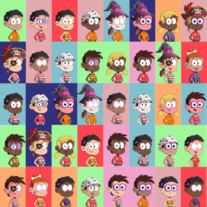 The image features a grid of cartoon characters with different hairstyles and clothing styles, all wearing hats or headbands. The children are arranged in rows and columns, creating an organized layout that showcases their unique appearances. The background color of the image is blue, which provides a contrast to the colorful characters and makes them stand out even more. The post about the Sein winners has been shared on social media, possibly as part of a celebration or event related to the children's achievements in a competition.