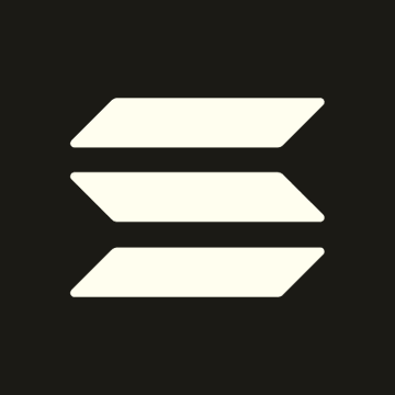 In the image, there's a logo composed of three horizontal lines stacked vertically against a black background. The letters "S" are located at the topmost level of this stack. Below the logo, there is a caption that reads: "Just now: @bulktrade Season 1 with USDC pre-deposits just went live!". This suggests that the post was recently published and that it focuses on bulk trading activities during a specific season.