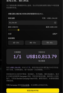 A cryptocurrency trading interface in Chinese shows a custom order form with a transaction amount of US$1,246.80 and a trade total of US$10,813.79.