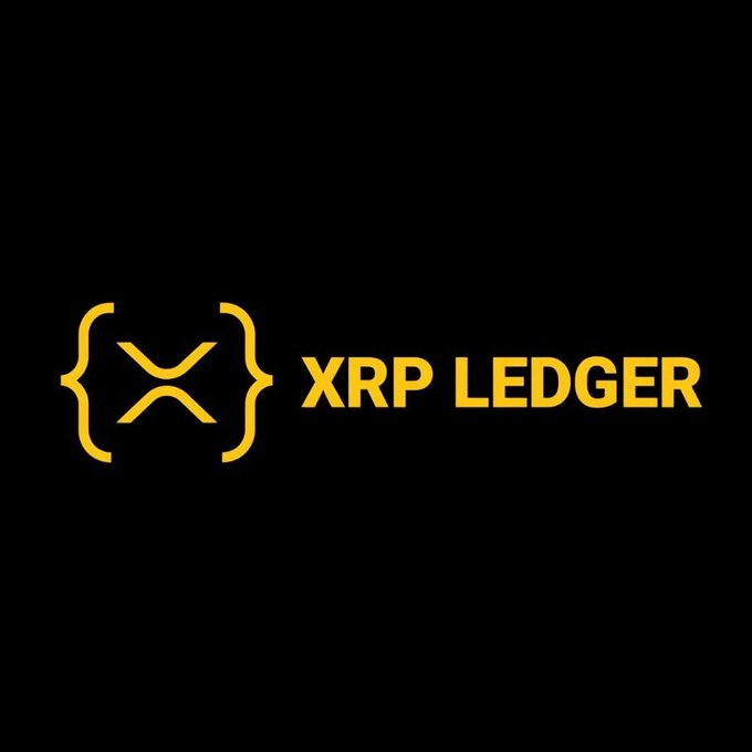 The image features a logo for Ripple, an online currency exchange platform that uses XRP (XRP Ledger) as its underlying technology. The logo consists of a yellow "X" surrounded by black text, which reads "XRP Ledger". Below this, there is a list of five new developments that Ripple has added to the XRP Ledger infrastructure, including the addition of five new building blocks. These developments are referred to as "XRPL Foundation director of community outlines five key developments." The image also includes a caption that reads "focus on what is in the image and how it relates to the post".