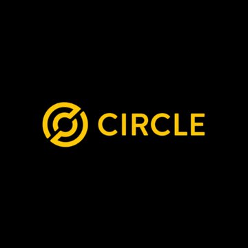 The image shows the Circle logo (the issuer of USDC stablecoin) in yellow on a black background, with the text "CIRCLE" displayed prominently next to its circular target-style emblem. The post "Wonder who's next???" paired with this logo suggests speculation about Circle being the next company to undergo some significant event, possibly related to regulatory action, a major announcement, or market movement.