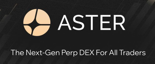 The image shows a logo for Aster. Aster is a cryptocurrency or digital asset platform that offers peer-to-peer transactions through its DEX (Decentralized Exchange Platform) technology, allowing people to buy, sell, and trade assets using cryptocurrencies like Bitcoin. The image also contains a caption from the post: "A scammer once said: 'If you can'nt hold, you won't be rich."
