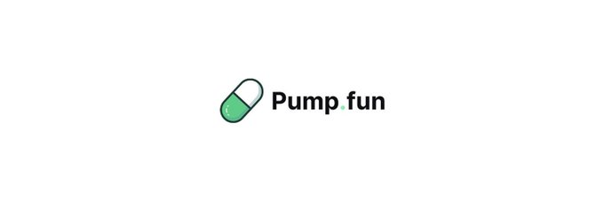 The image displays the Pump.fun logo, featuring a green and white pill icon alongside the text "Pump fun" in black, with a small dot replacing one of the letters. This branding visual accompanies the announcement that Pump.fun's parent company, Baton Corporation, is hiring a Growth Marketing Manager with a salary of up to $1 million per year.