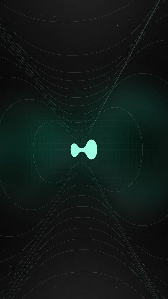 The image features a black background with a graphic design that includes two green circles and lines intersecting at various points, creating a unique visual effect. The caption below the image reads "I've been in Hyperbole since early 2005, and it's been one of the best plays I've made." This suggests a connection between the artwork and the creator of the artwork, who could be a developer or designer based on the previous statement. It also implies that there might be an association with Hyperbole NFTs for selling graphics like this, which could potentially be related to the artist behind the design.