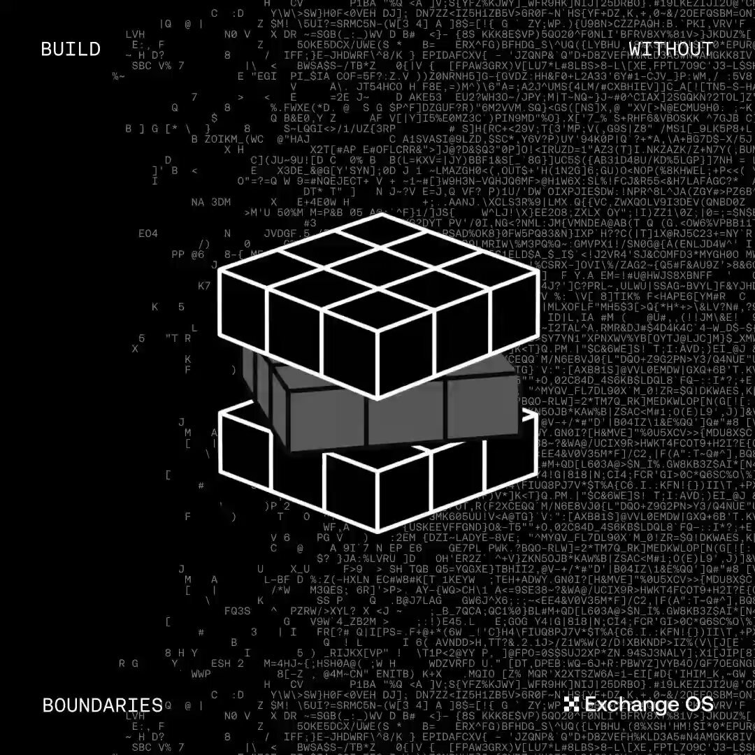 The image features a black and white graphic design of a Rubik's cube with two cubes stacked on top of each other. The background of the image is filled with random data, including numbers and letters that are not clearly visible due to their small size. The text "Build" and "Without" can be seen in the image as well.