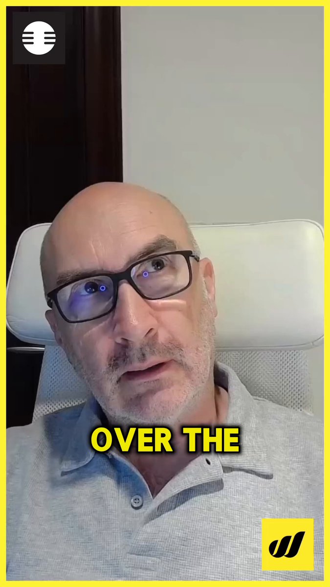 The image features a man wearing glasses, sitting in a chair with his head tilted back as if he's looking over his shoulder or at someone behind him. The caption of the image reads "Over the @WorldMobileTeam COO @aomnet We explored the emerging agentic AI economy and how @coinbase  could  @WMTX help power this future Full".
