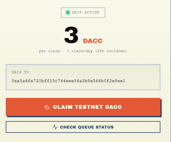 The image shows an email screen with a claim testnet status message displayed at the bottom, along with a screenshot of the claim testnet page. The text indicates that someone has been claiming the faucet for 10-15 days but hasn't received any tokens yet. It seems like there is some sort of issue or problem with the transactions going through, and users are comparing their experiences to see if they face the same issue.