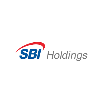 The image displays the SBI Holdings logo, featuring the company name in blue and gray lettering with a red swoosh above it. This branding represents the company mentioned in the post, which has launched an onchain finance business with the Solana Foundation through its subsidiary, to be renamed SBI Solana Global.