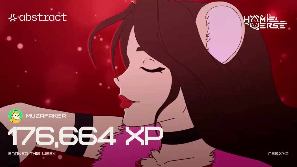 The image features a cartoon girl with long brown hair wearing a pink shirt, sitting next to a computer screen that says "176k XP Happy XP Day -Lovely streaming -Played daily in @hamieverse -Beautiful liquidity in @KonaDeFi -Some baking in The Rugpull Bakery by @OnchainChemists -Sea of Keys in Maze of Gains".