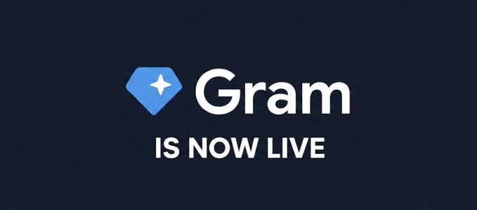 The image features a logo for Toncoin, which has been renamed to Gram. The new name "Gram" is displayed above the existing "TON" text, indicating that the change was made. The original "TON" text referred to the trading token TON, while the new "Gram" text refers to the trading token GRAM. This change in the name suggests that Toncoin has officially been renamed to Gram, and the remaining balance of $Gram will remain the same as before.