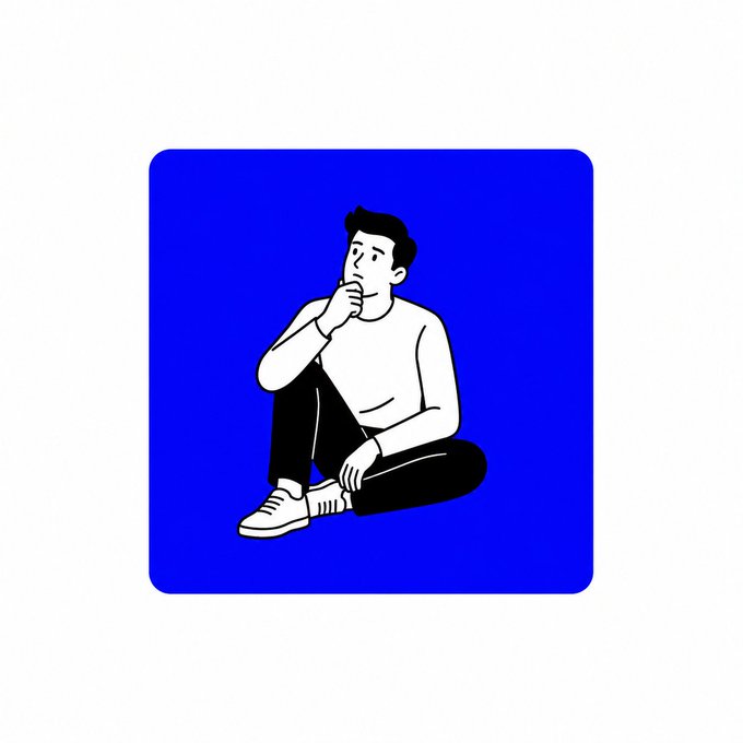 The image features a man sitting cross-legged with his hands together, looking up at something above him. The background of the image is blue, which contrasts nicely with the white text that reads "Now my favorite ticker is $AERO Upcoming $BASE What about you?". This combination of colors and text creates an interesting visual effect and draws attention to the post's message.