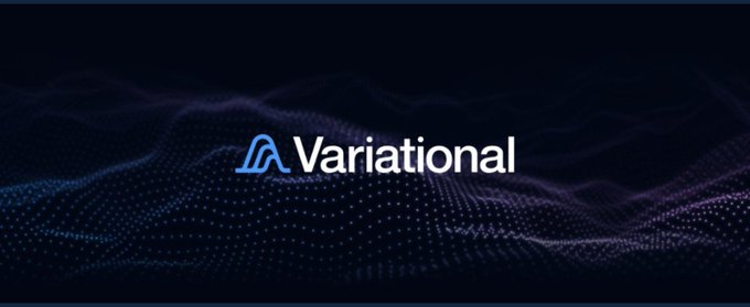 The 'Variational' logo is displayed in white and blue text against a dark background with a purple wave pattern.
