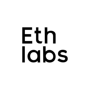 Black text logo on a white background reading 'Eth labs' in a stacked, sans-serif font.