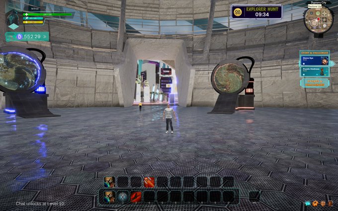 The image shows an exciting video game scene with a group of people standing inside a large, futuristic room filled with various objects such as a globe, a robot, and a clock. The players are engaged in the game, which appears to be a multiplayer experience that requires teamwork and strategy. The post about the game is titled "All powered by $WOD", indicating that it is related to a Web3 platform or cryptocurrency-based gaming system. It also mentions that there are 1,080,000,000 transactions waiting for players to complete their missions, which adds to the immersive nature of the game and its potential for long-term engagement from gamers around the world.
