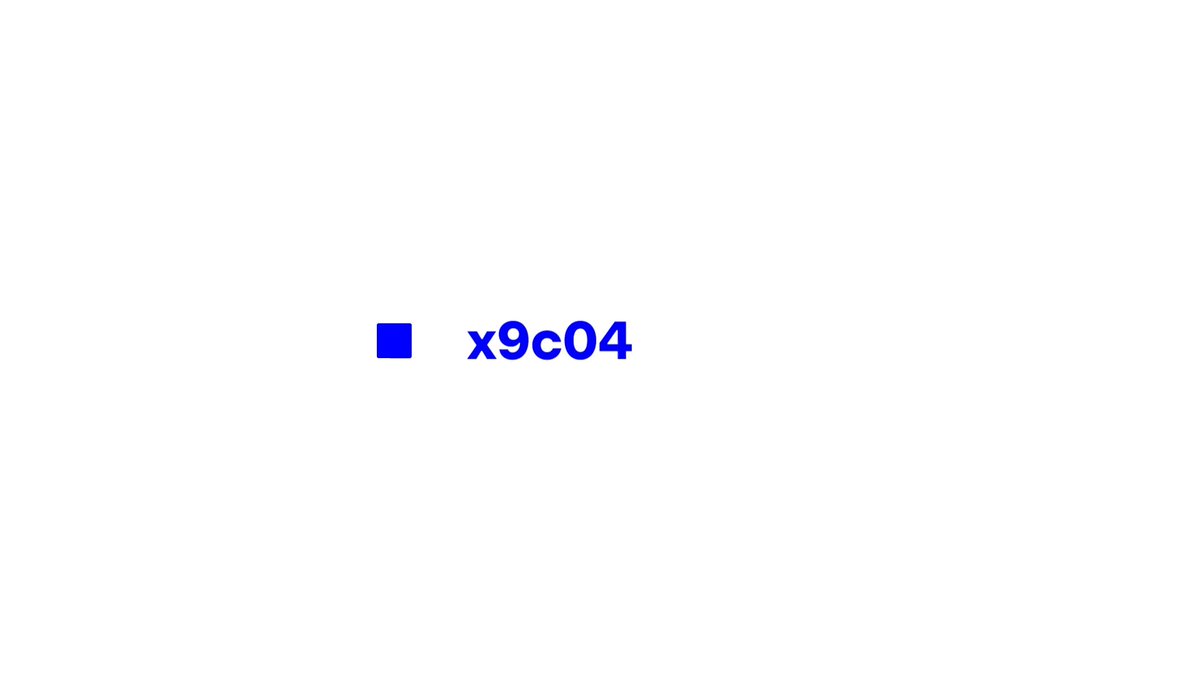 The image features a white background with blue text that reads "X9C04" at the top of the frame, followed by "DOT" below it, and then "PXVT" above it. The text is positioned on a gray background, creating a contrast between the colors. The overall layout suggests that this post might be related to cryptocurrency or financial news, as indicated by the use of the dollar sign symbol for $DOT.