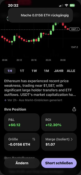 The image shows a cellphone with an app open, displaying several details about the cryptocurrency "ETH" on its screen. The app provides information such as short name, ticker symbol, exchange rate, and historical price data. It also suggests that there may be a potential upside and downside to the current price of the ETH coin. The text in the image emphasizes the importance of these details when making decisions related to cryptocurrencies or trading them on exchanges.