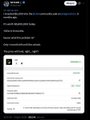 A screenshot of a dark-themed mobile app interface with text in Russian or a similar language.