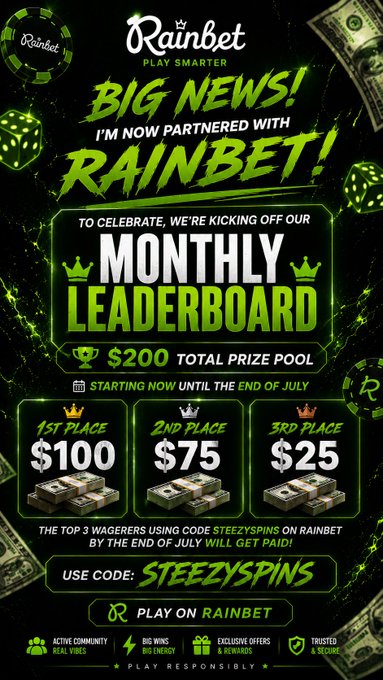 The main focus of this image is an email sent by Rainbet to its users, promoting a leaderboard system. The email includes information about the leaderboard, including prizes offered as well as the importance of using the provided code for registration. A user's name and a link are also included in the email. In addition, there are graphics on the image that show money being deposited into the Rainbet pool by its users. Overall, the purpose of this email is to invite users to participate in Rainbet's leaderboard system while emphasizing the importance of paying attention to the provided code for registration and using it accurately to succeed in the challenge.