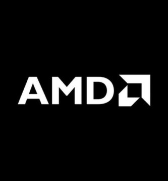 The image features an advertisement for an Intel processor called "AMD". The text "amd" is prominently displayed, along with a logo that reads "amd" in white letters against a black background. The image also includes a caption below the logo that reads "focus on what is in the image and how it relates to the post."