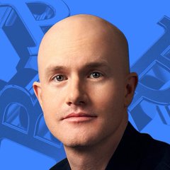 A bald man in a dark jacket appears in a portrait against a blue geometric background, likely representing an industry figure related to the post's discussion of advancing the American Reserve Modernization Act (H.R. 8957) and direct talks with Treasury and Commerce regarding a Strategic Bitcoin Reserve.